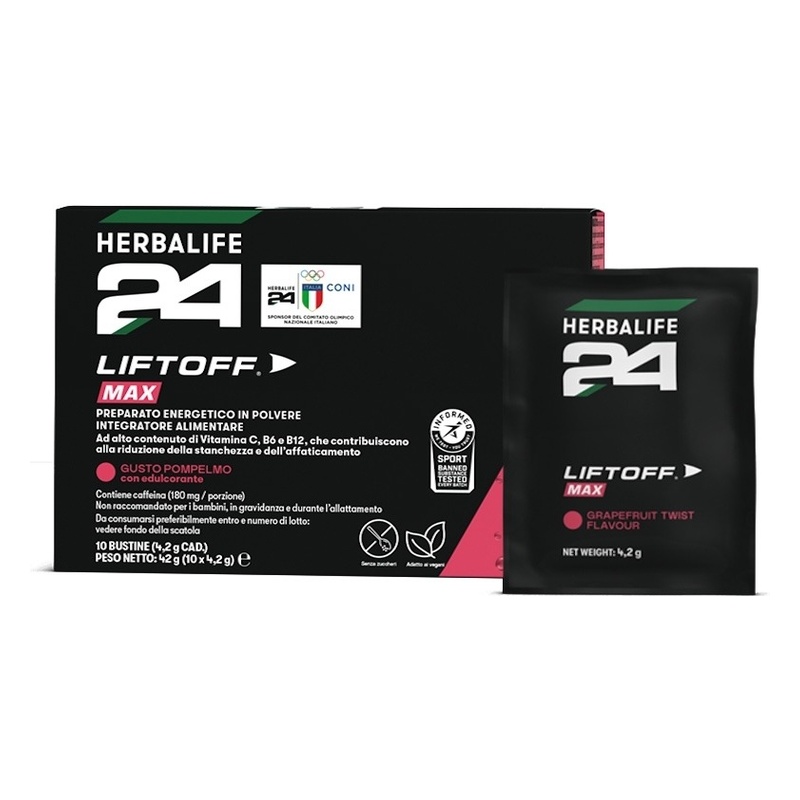 H24 LiftOff® Max Pompelmo 10 Bustine